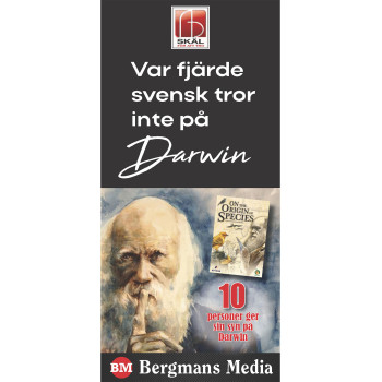 Var fjärde svensk tror inte på Darwin